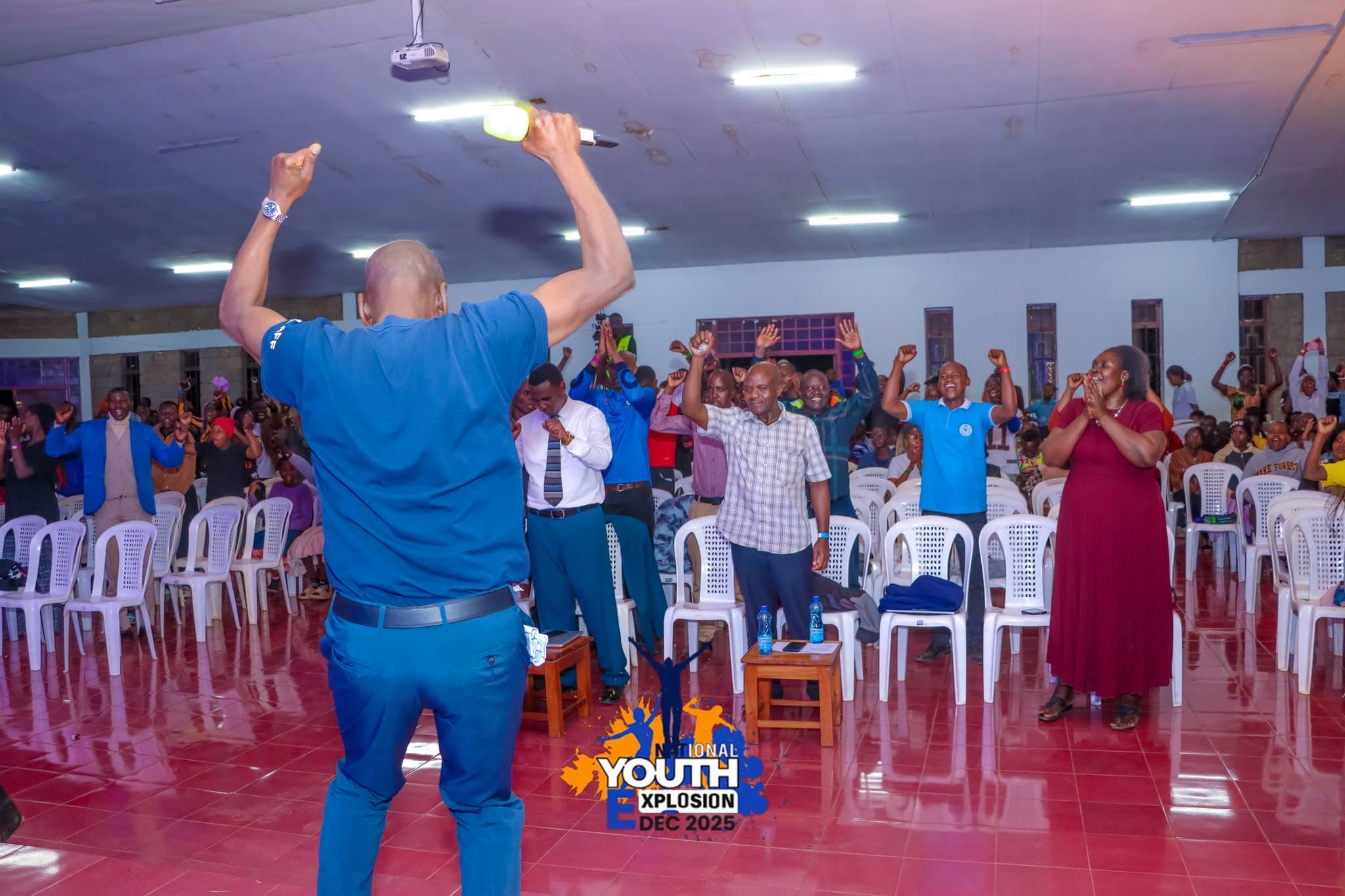 Youth Explosion congregation gathered together